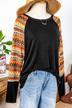 Load image into Gallery viewer, Western Raglan Long Sleeve Top