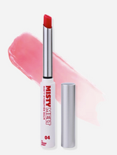 Load image into Gallery viewer, Lipstick with red cap and white body on a light pink background