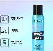 Load image into Gallery viewer, REDKEN Wax Blast 10 High Impact Finishing Spray-Wax, 5.5 oz