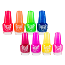 Load image into Gallery viewer, LA Colors Neon Jelly Glitter Polish