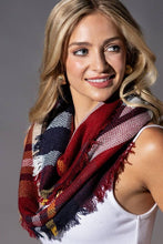 Load image into Gallery viewer, Everyday Plaid Infinity Scarf