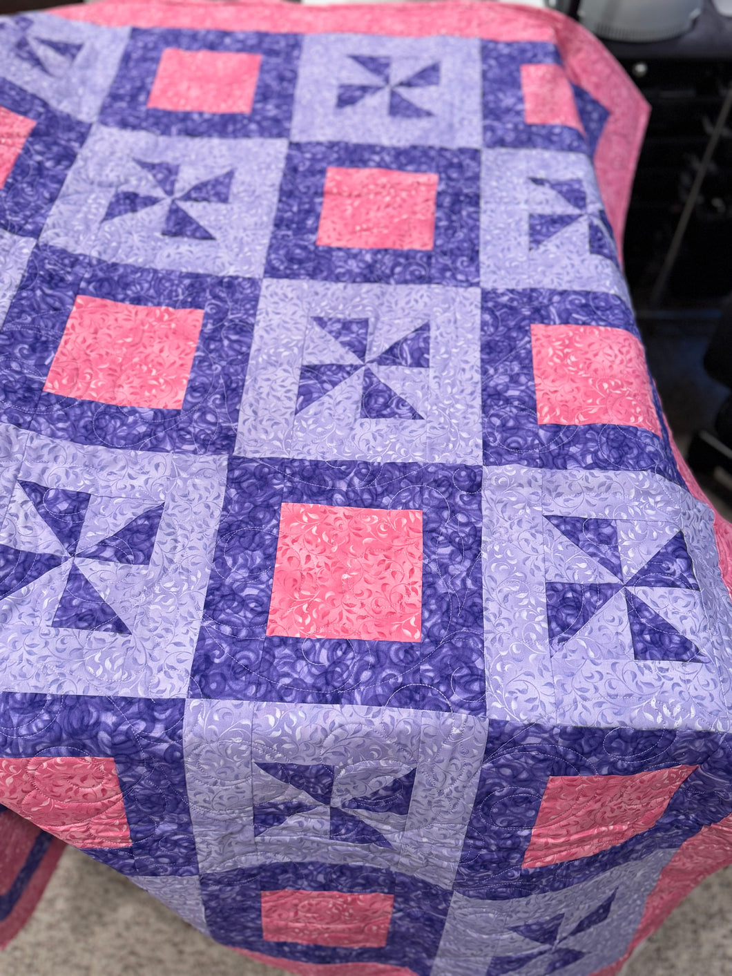 60” x 42” Pinwheel Party