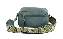Load image into Gallery viewer, Boho Guitar Strap Women's Crossbody Bag: Denim

