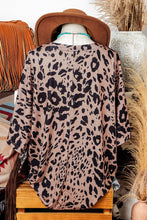 Load image into Gallery viewer, Western Leopard Print Oversized Tee
