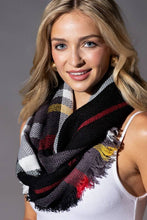 Load image into Gallery viewer, Everyday Plaid Infinity Scarf
