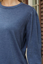 Load image into Gallery viewer, Black French Terry Long Sleeve Top
