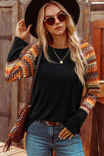 Load image into Gallery viewer, Western Raglan Long Sleeve Top
