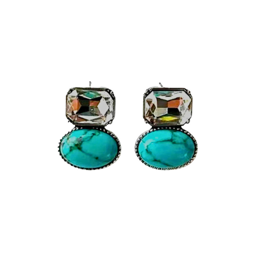 Gem Stone Earrings