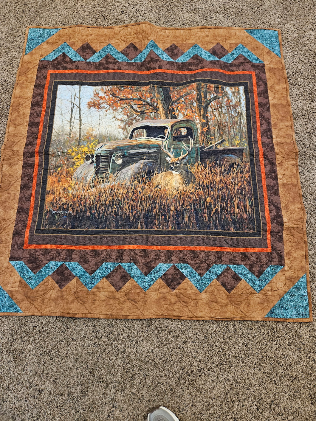 52” x 52” Grandpa’s Truck