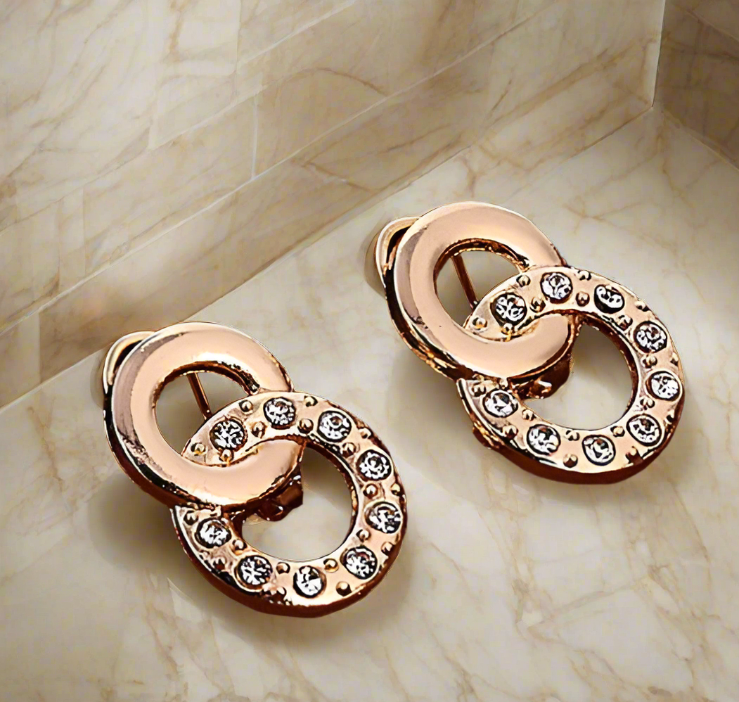 Double Circle Earrings