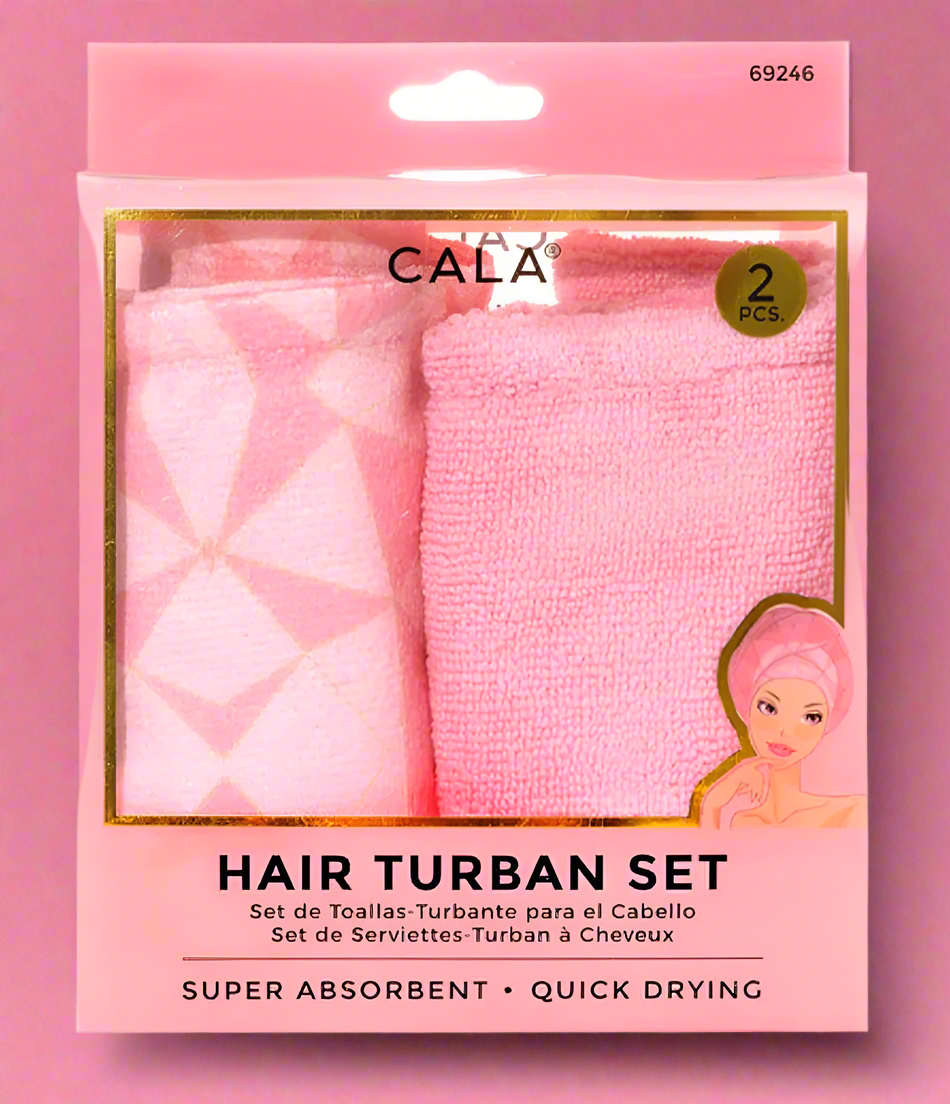 Hair Turban 2 Piece Set
