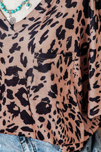 Load image into Gallery viewer, Western Leopard Print Oversized Tee
