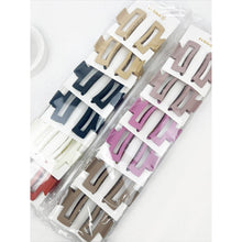 Load image into Gallery viewer, Mini Cut Out Rectangle Hair Claw Clip
