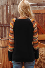 Load image into Gallery viewer, Western Raglan Long Sleeve Top
