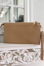 Load image into Gallery viewer, Three Compartments Crossbody Bag: Camel
