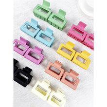 Load image into Gallery viewer, Medium Size Matte Rectangle Claw Clip
