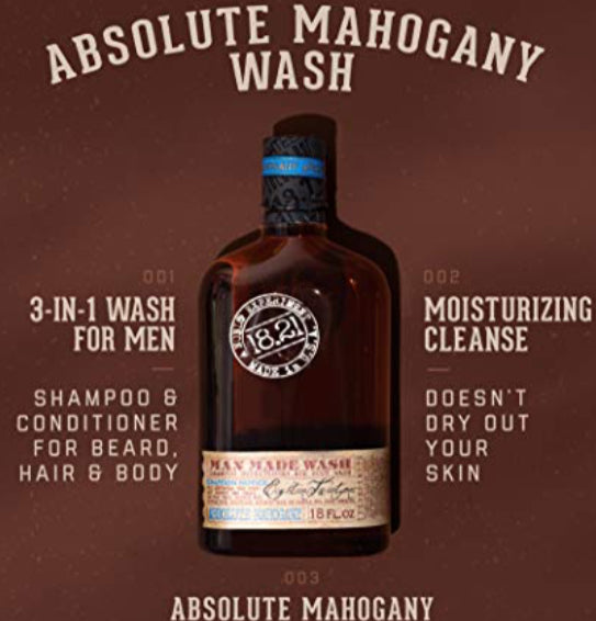 18.21 Man Made Body Wash - Absolute Mahogany